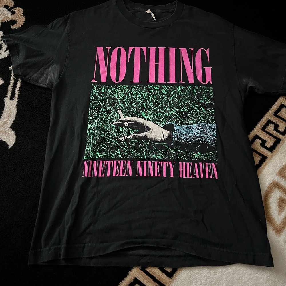 Vintage Used Nothing band shirt size L